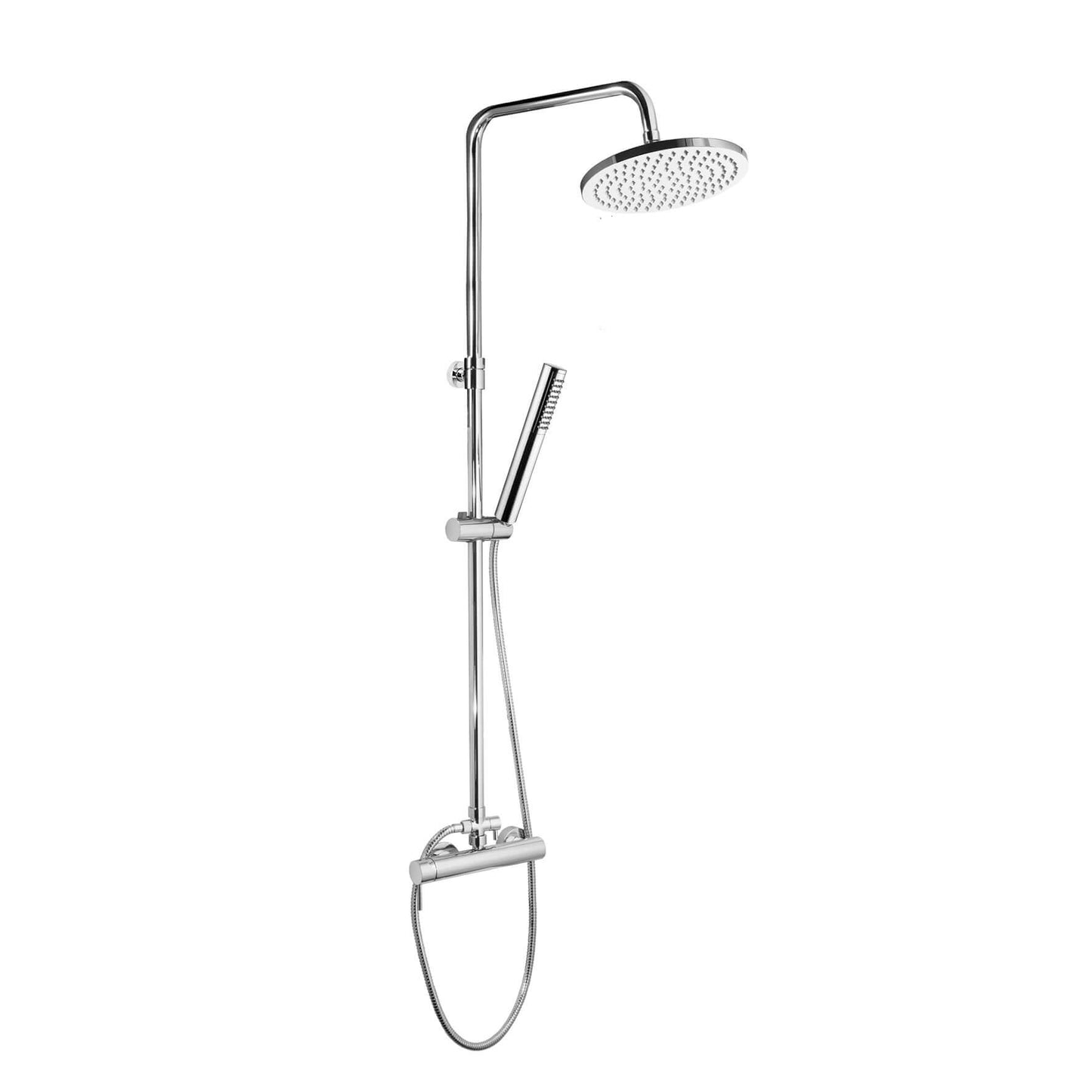 Colonna doccia con doccino cromato Mimo Mix di Palazzani, design moderno e funzionale.