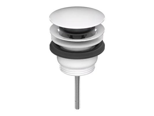 Piletta Per Bidet o Lavabo Click Clack 1″1/4 Bianco Opaco- Bonomini