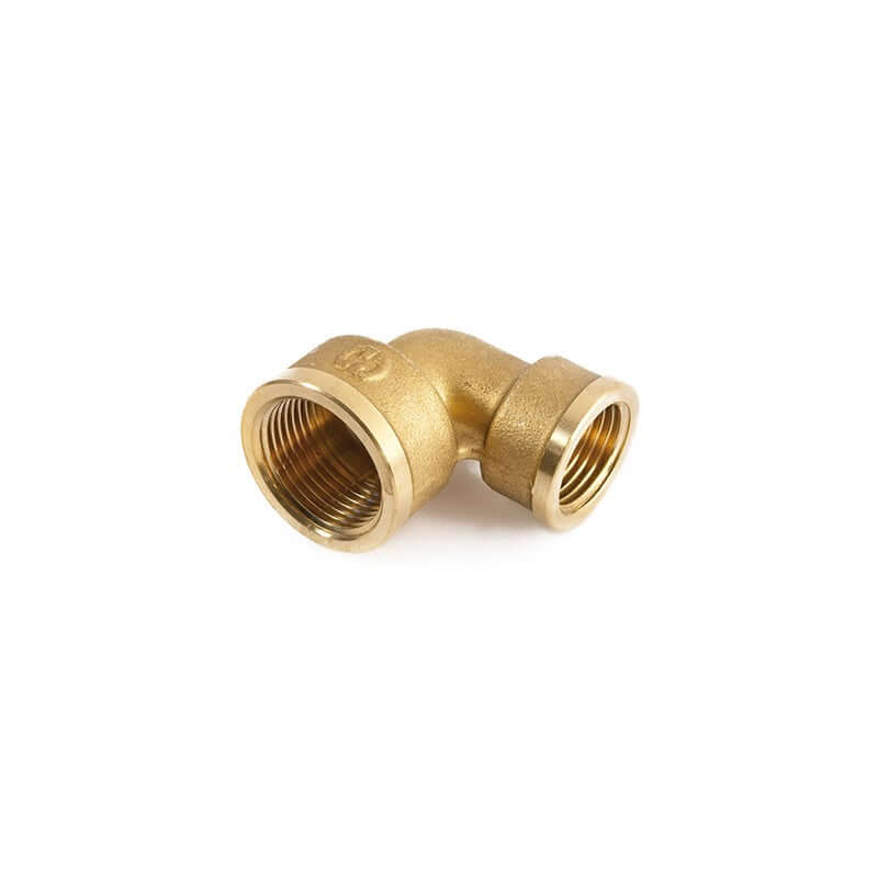 Angolo Femmina - Femmina Ø 3/4"x1/2" in Ottone Giallo - General Fittings