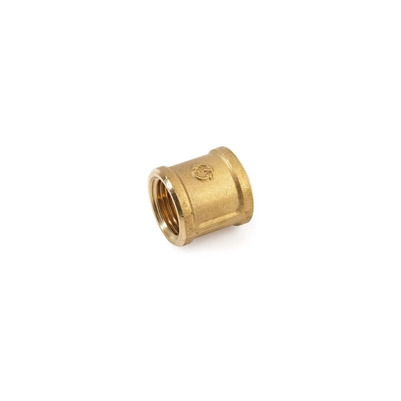 Manicotto Femmina Ø 1/2" in Ottone Giallo - General Fittings