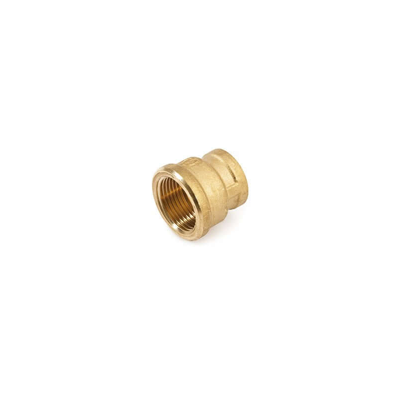 Manicotto Ridotto Femmina - Femmina Ø 3/4"x1/2" in Ottone Giallo - General Fittings