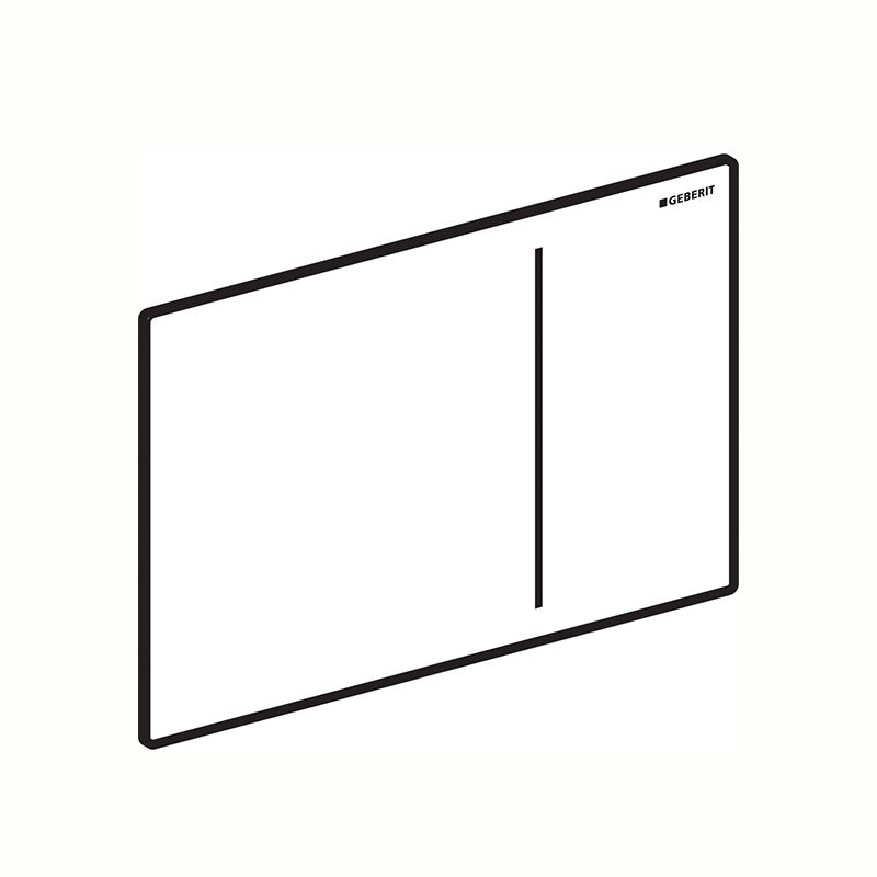 Placca di Comando Sigma 70 Nero Lucido - Geberit