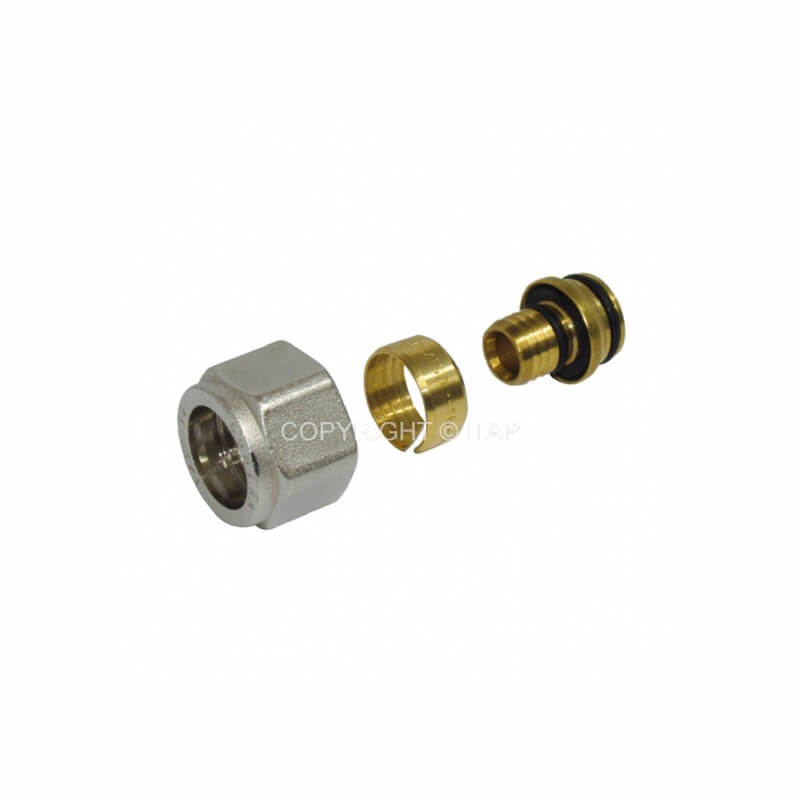 Raccordo Dritto A Compressione Per Tubo Multistrato Ø 1/2" - Itap
