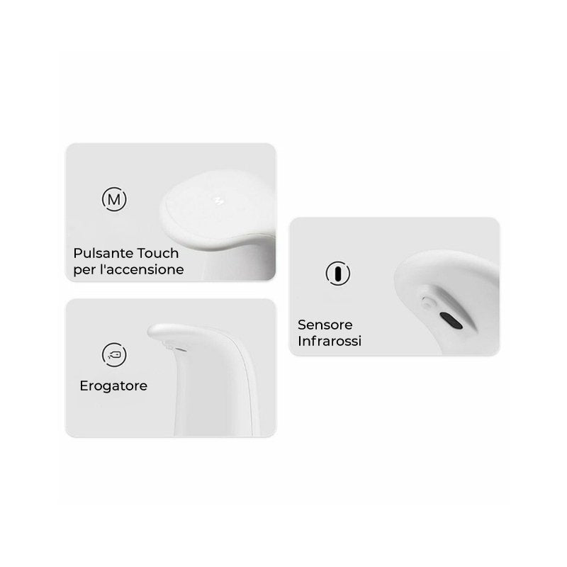 Dispenser Sapone Automatico in Abs Automatic Foam - Spazio (25551749)