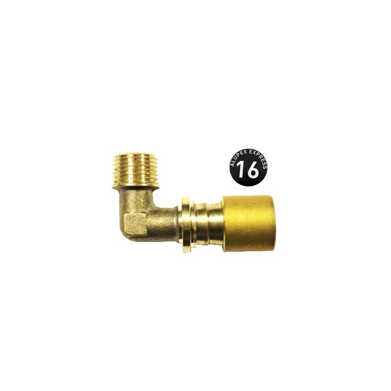 Gomito Maschio Ø 16x1/2" - Georg Fischer