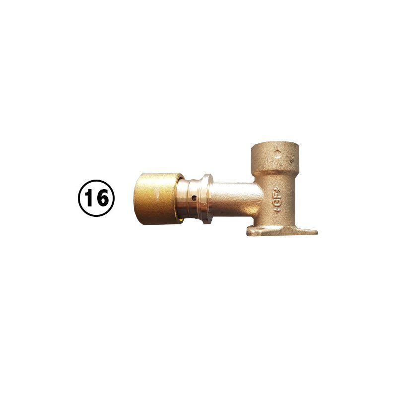 Gomito Flangiato Ø 16x1/2" - Georg Fischer (25552262)