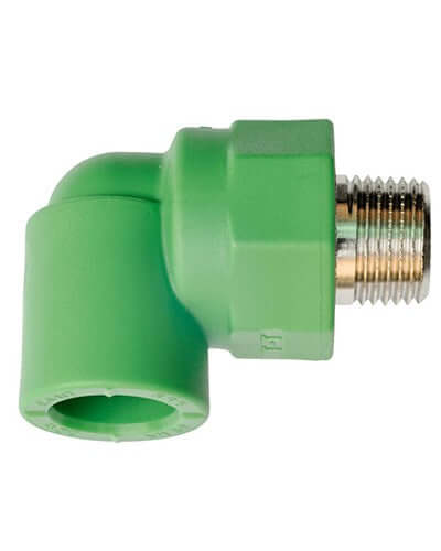 Gomito Liscio Maschio Ø 25x1/2" A Saldare Per Acque Sporche - Bampi