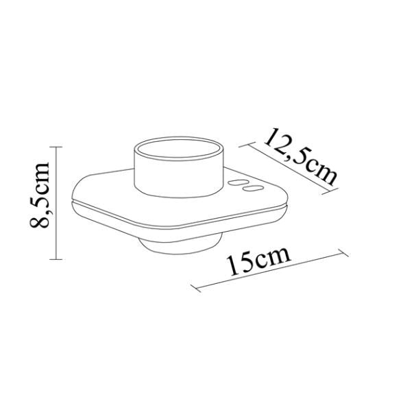 Portaspazzolino in Abs Nuvola - Saniplast (25691680)