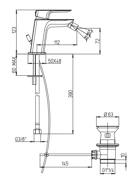 Set Miscelatori Lavabo e Bidet Con Pilette Nove - Paini (25694455)