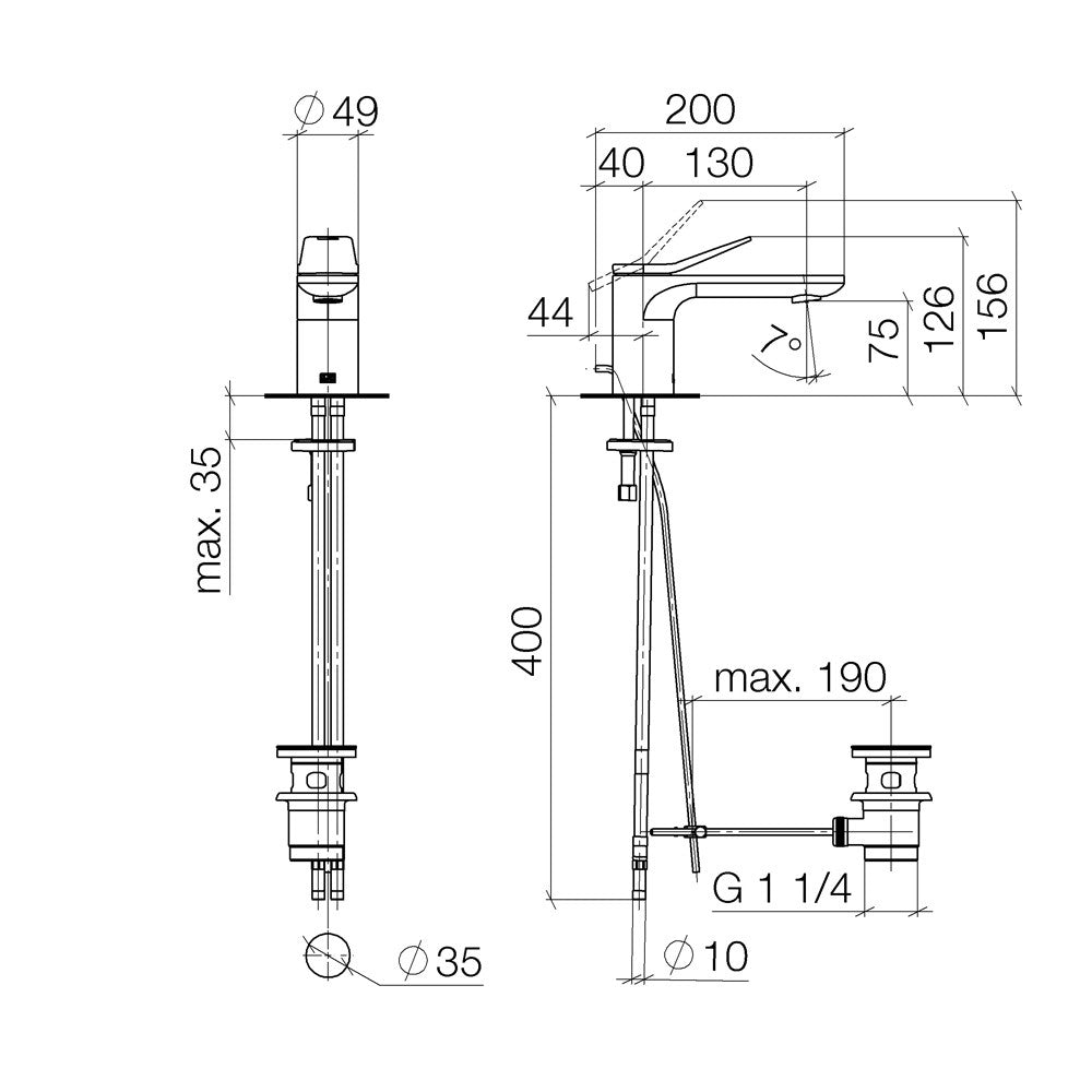 Miscelatore Lavabo Cromo Lissè - Dornbracht (25673962)