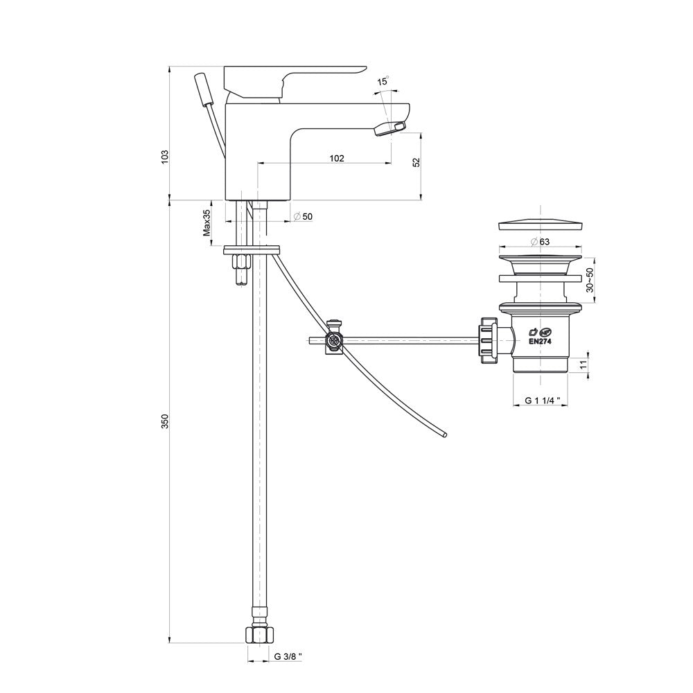 Set Miscelatori Lavabo e Bidet Con Pilette P3 - Paini (25694458)