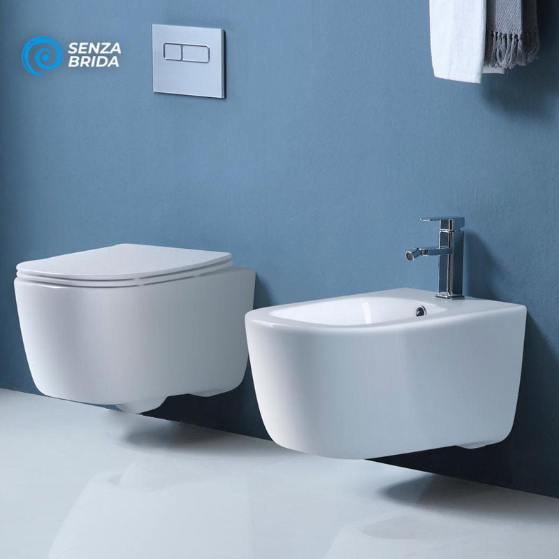 Bidet Sospeso Rubino Bianco - Spazio (25548775)