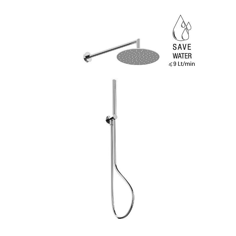 Set Doccia Tondo Diametro 25 con doccetta in Ottone Contemporary - Fratelli Frattini (25693584)