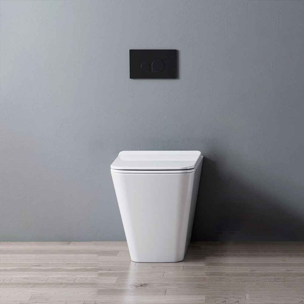 Coprivaso Soft Close Zaffiro Bianco - MedaHome posizionato in un ambiente moderno.