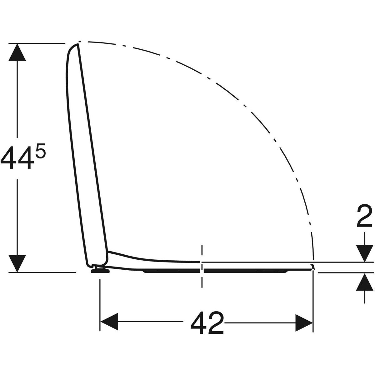 Coprivaso Per Wc Fantasia con chiusura Soft Close - Geberit (25551215)
