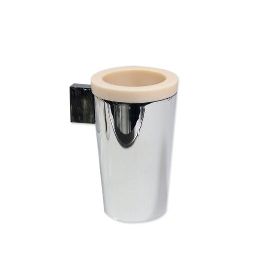 Portaspazzolino in Vetro e Ottone Lapiana - IBB (25691677)