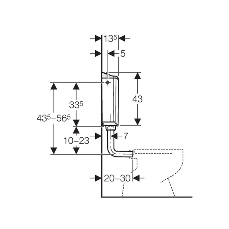 Cassetta di Risciacquo AP116 Esterna Geberit (25549806)