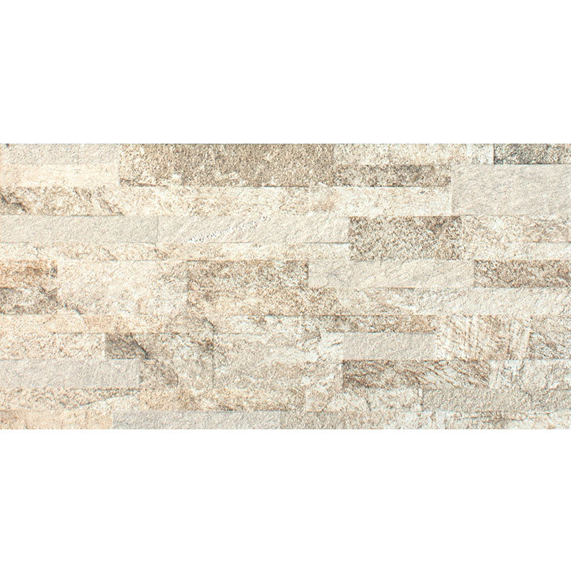 Rivestimento in Gres Porcellanato Effetto Muretto 30.5x61 Sabbia Roccia - Soluzioni Tiles