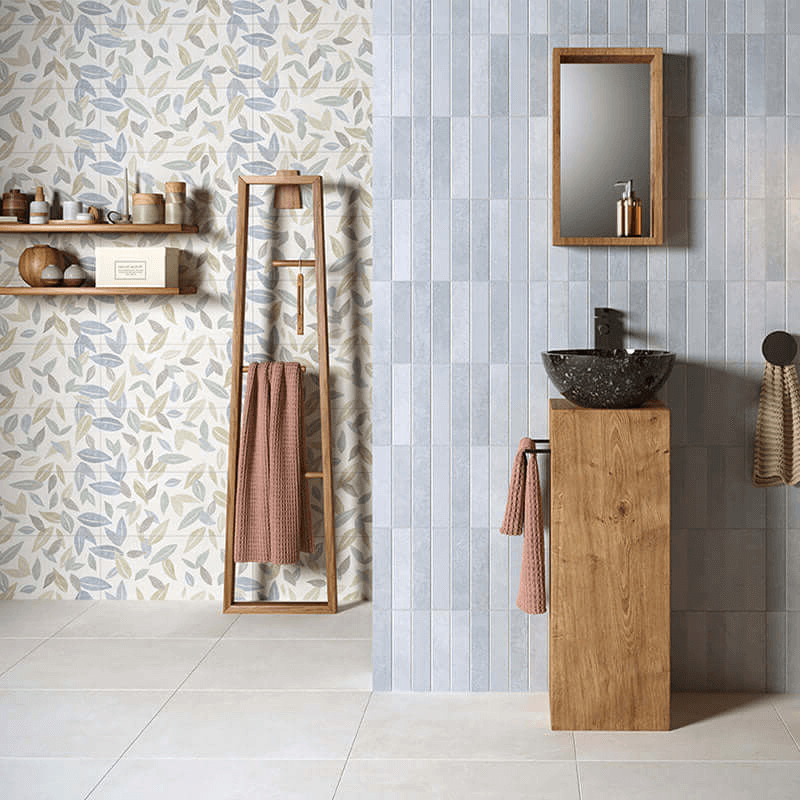 Rivestimento in Ceramica Decoro 25x60 Foliage Roma Wall - Herberia