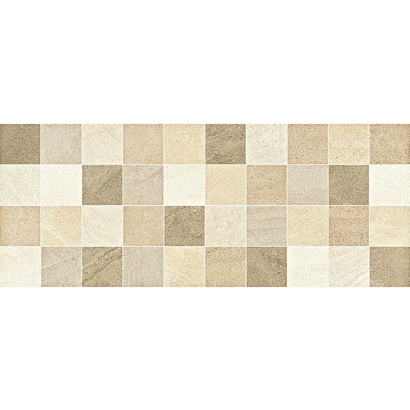 Rivestimento in Ceramica Decoro 20x50 Habita Square Beige - Herberia
