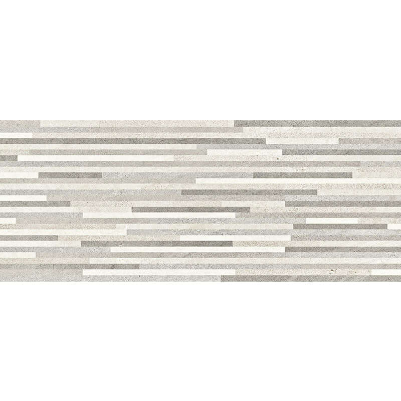 Rivestimento in Ceramica Decoro 20x50 Habita Stick Grey - Herberia