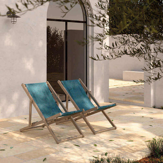 Gres Porcellanato Effetto Pietra Naturale 60x60 Ambra Trani - Herberia