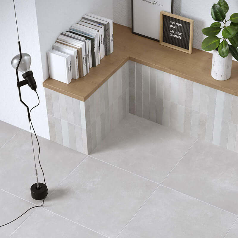 Gres Porcellanato Effetto Cemento 30x60 Roma Grigio - Herberia