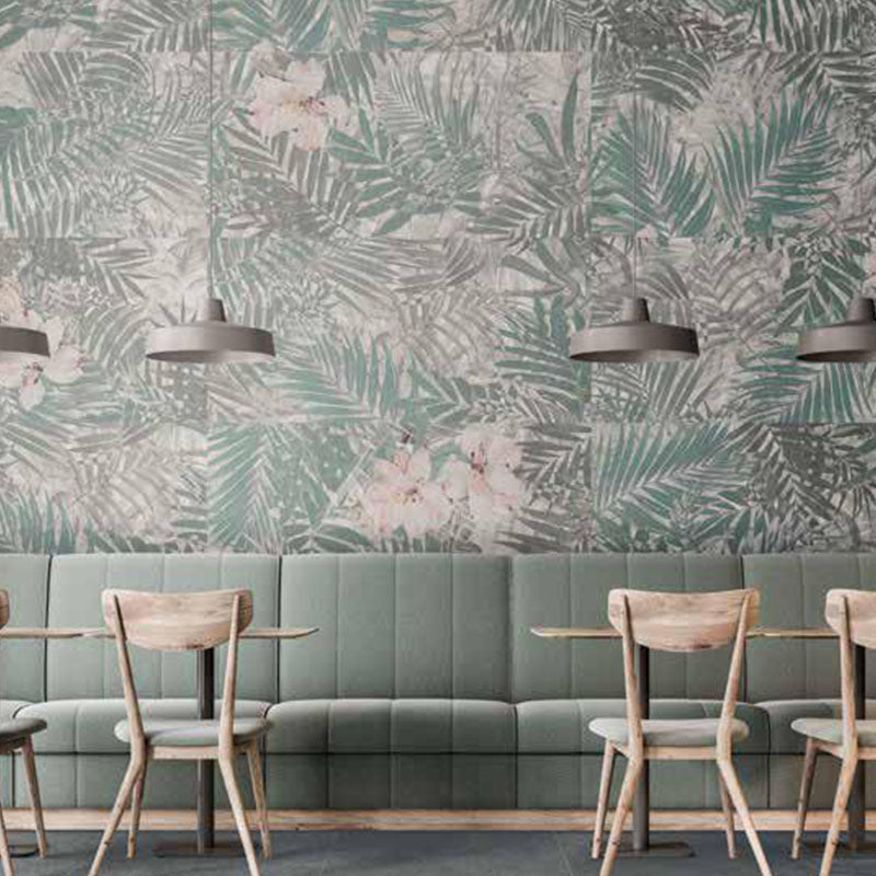 Rivestimento in Ceramica Effetto Decoro 60x120 Cold Flora - Soluzioni Tiles
