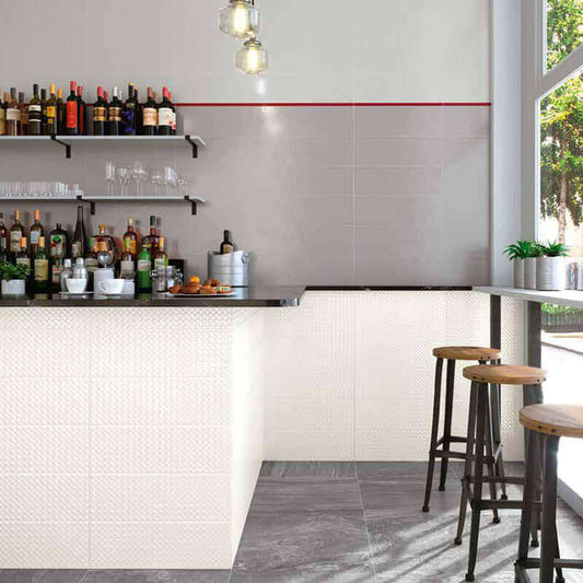 Rivestimento in Ceramica Effetto Resina 20x60 Struttura Canvas Lux Smart - Herberia