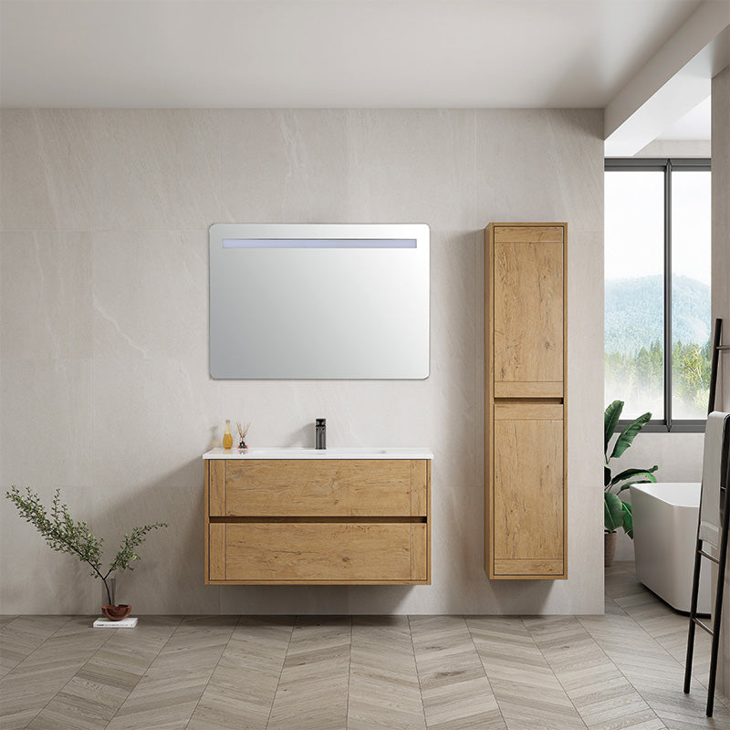 Mobile Bagno Barcelona 120 cm Specchio Led - MedaHome