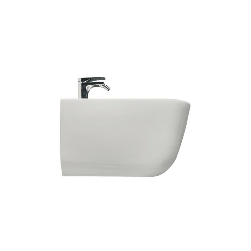 Coppia Sanitari Sospesi Senza Brida Tribeca Bianco con Coprivaso Slim Soft Close Incluso - Kerasan (25548936)