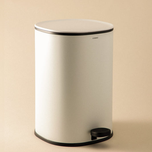 Gettacarta Tondo Cestino 5 Litri Bianco Opaco Essentials - Cosmic