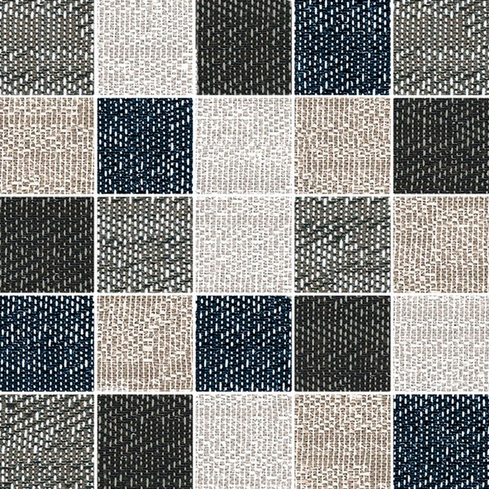 Mosaico in Gres Porcellanato Rettificato Naturale Effetto Tessuto 30X30 - Digitalart Mix