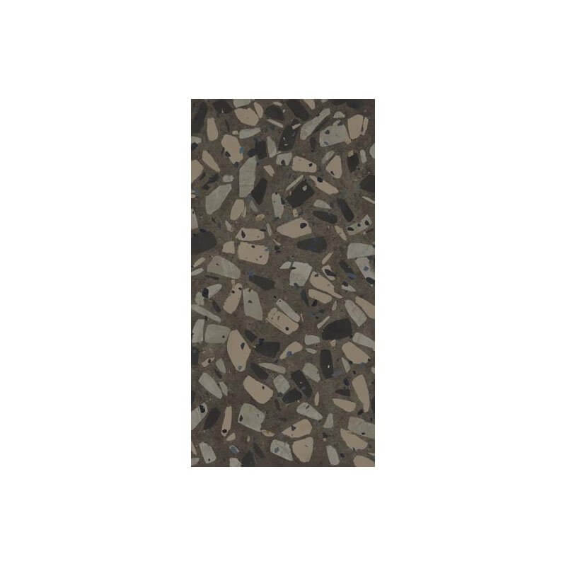 Decoro in Gres Porcellanato Effetto Cemento Rettificato Naturale 60x120 9.5mm Brera Kaleido Grafite - Herberia