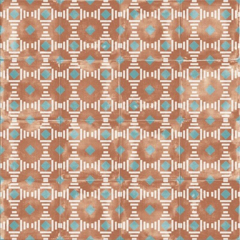 Decoro in Gres Porcellanato Effetto Pietra Rettificato Naturale 20x20 8.5mm Labyrinth Clay Play - ABK