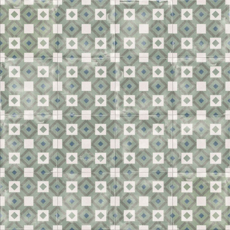 Decoro in Gres Porcellanato Effetto Pietra Rettificato Naturale 20x20 8.5mm Labyrinth Sage Play - ABK