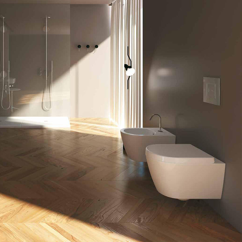 Vaso Sospeso Foglia Medium Bianco Lucido Senza Coprivaso - Domus Falerii