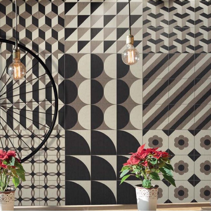 Gres Porcellanato Effetto Cemento Naturale 20x20 Moon Ornamenta - Gammadue