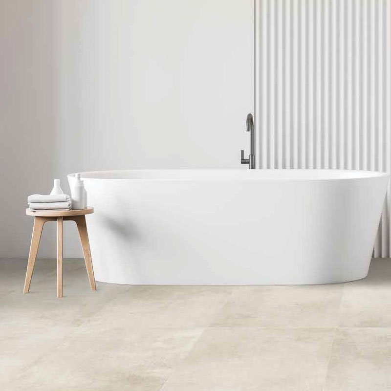 Gres Porcellanato Effetto Cemento Naturale 60x120 Beige Marte - Soluzioni Tiles
