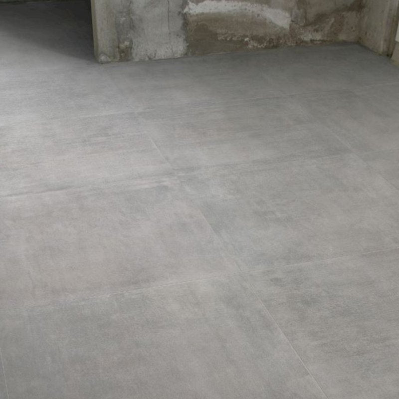 Natural Cement Effect Porcelain Stoneware 90x90 Grey Revstone - Ceramica Sant'Agostino