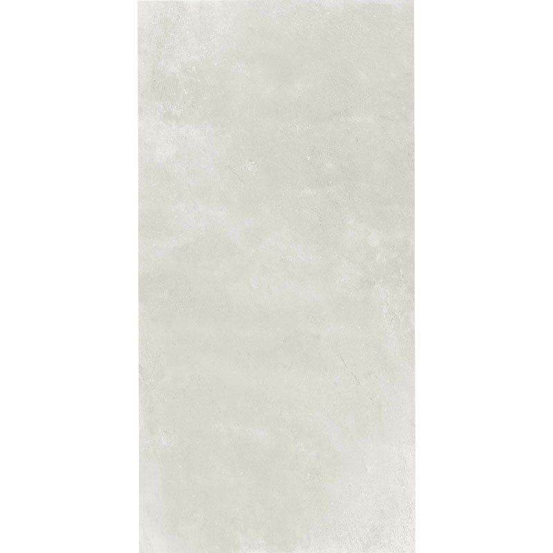 Gres Porcellanato Effetto Cemento Rettificato Bocciardato 30x60 9mm White Maps - Florim