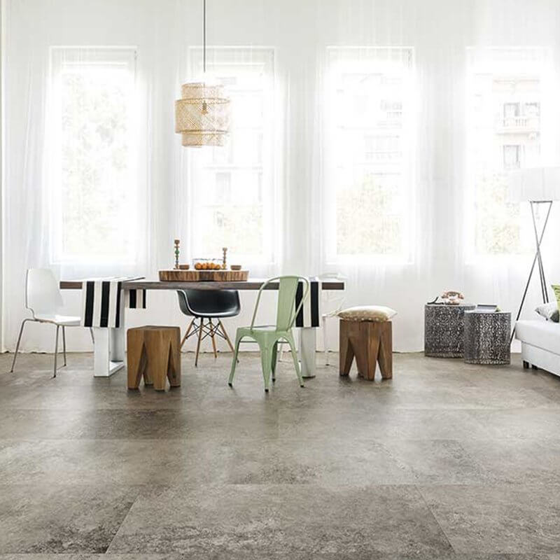 Gres Porcellanato Effetto Cemento Rettificato Grip 30x60 9mm Vintage Taupe Artifact - Florim