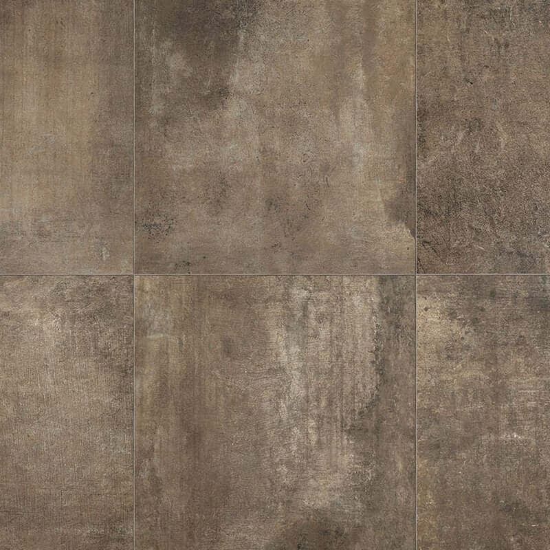 Gres Porcellanato Effetto Cemento Rettificato Grip 60x120 20mm Brun Matieres De Rex - Florim