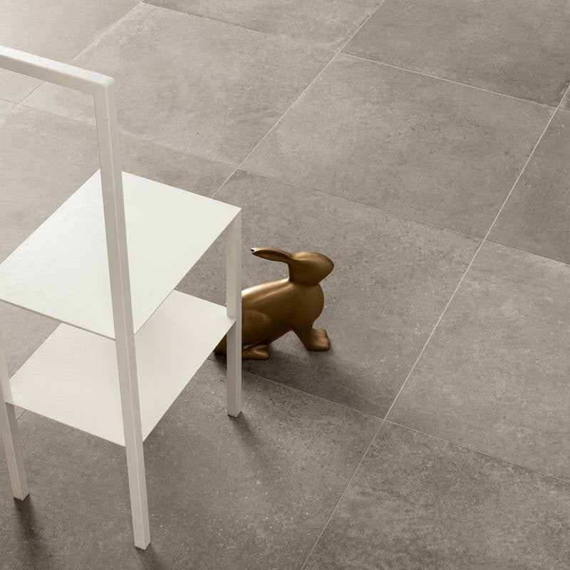 Gres Porcellanato Effetto Cemento Rettificato Grip 80x80 20mm Sand D-Sign - Gardenia Orchidea