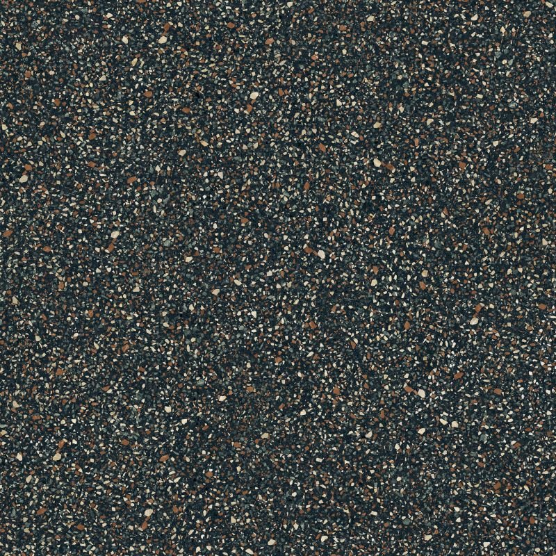 Gres Porcellanato Effetto Cemento Rettificato Lappato 90x90 8.5mm Dots Multiblack Blend - ABK