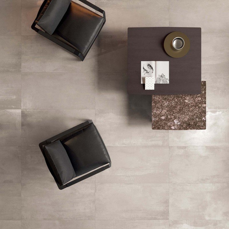 Gres Porcellanato Effetto Cemento Rettificato Naturale 30x120 8.5mm Dune Interno 9 - ABK