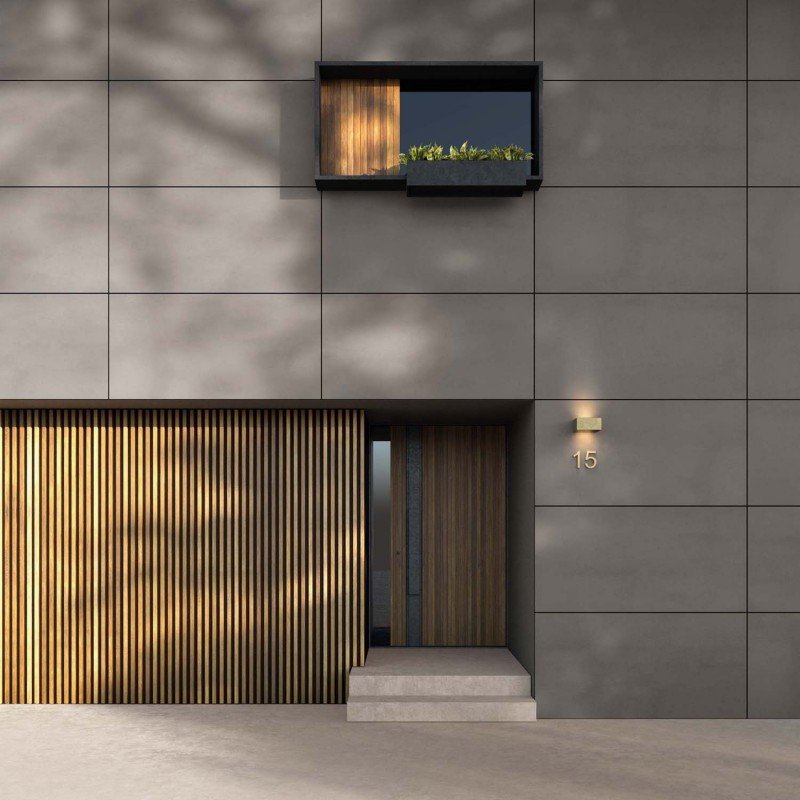 Gres Porcellanato Effetto Cemento Rettificato Naturale 30x34 9mm Grey Crossroad Chalk - ABK