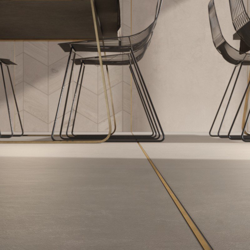 Gres Porcellanato Effetto Cemento Rettificato Naturale 30x34 9mm Sand Crossroad Chalk - ABK