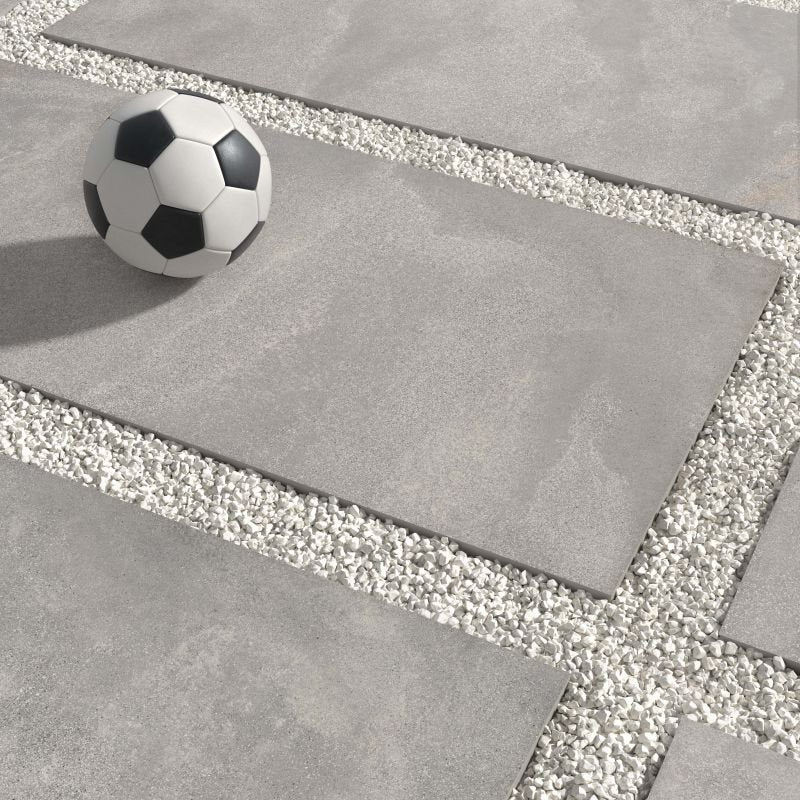 Gres Porcellanato Effetto Cemento Rettificato Naturale 30x60 8.5mm Ash Blend - ABK