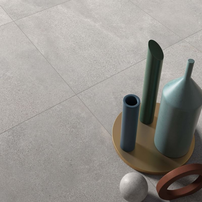 Gres Porcellanato Effetto Cemento Rettificato Naturale 30x60 8.5mm Ash Blend - ABK
